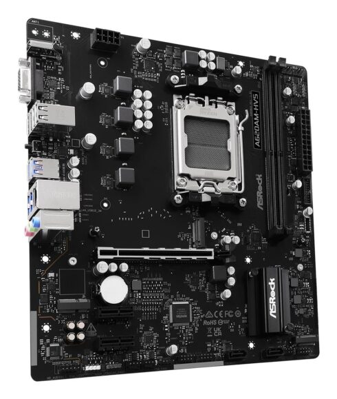 Motininė plokštė ASROCK A620AM-HVS su Dr. MOS ir 2 oz vario PCB