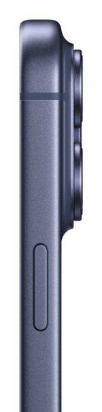 IPhone 17 Pro, 256GB, gylio mėlyna spalva, šoninis vaizdas