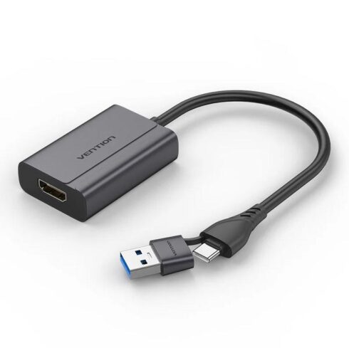 HDMI į USB-C/A adapteris Vention, 1080P@60Hz