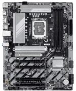 Mainboard GIGABYTE Intel B860 Express LGA1851 ATX Memory DDR5 Memory slots 4 4xPCI-Express 4.0 1x 1xPCI-Express 5.0 16x 2xM.2 1xHDMI 1xDisplayPort 4xUSB 2.0 1xUSB-C 1xPS/2 1xRJ45 3xAudio port B860DS3H