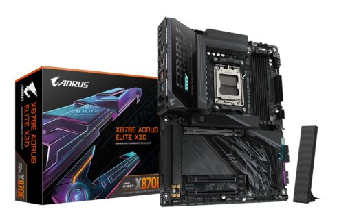 GIGABYTE X870E A ELITE X motininė plokštė su DDR5 ir Wi-Fi