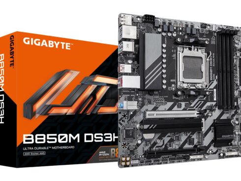 Mainboard GIGABYTE AMD B850 Socket AM5 micro ATX RAM DDR5-SDRAM 4xSlots 2xNumber of M.2 (M) slots B850MDS3H1.2