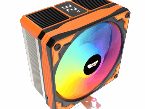 Darkflash M400 Digital CPU Aušintuvas - Juodas / Oranžinis