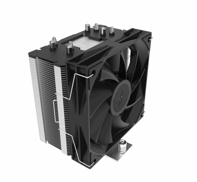 Darkflash ELLSWORTH S31 Air CPU aušintuvas, juodas, iki 230W TDP