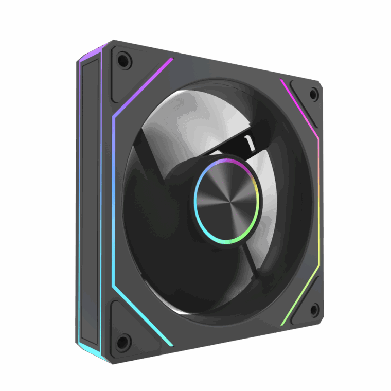 Darkflash F12 LINE ventiliatorius, juodas, 120 mm dydis