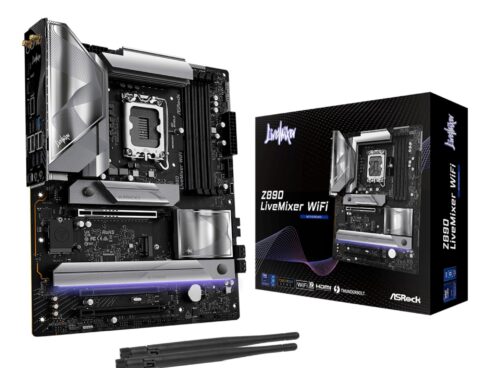 Mainboard ASROCK Intel Z890 LGA 1851 (Socket V1) ATX RAM DDR5-SDRAM 4xSlots Wi-Fi Yes Bluetooth Yes Z890LIVEMIXERWIFI