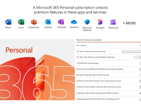 Microsoft   365 Personal   QQ2-01897   M365 Personal   FPP   License term 1 year(s)   English   EuroZone Medialess