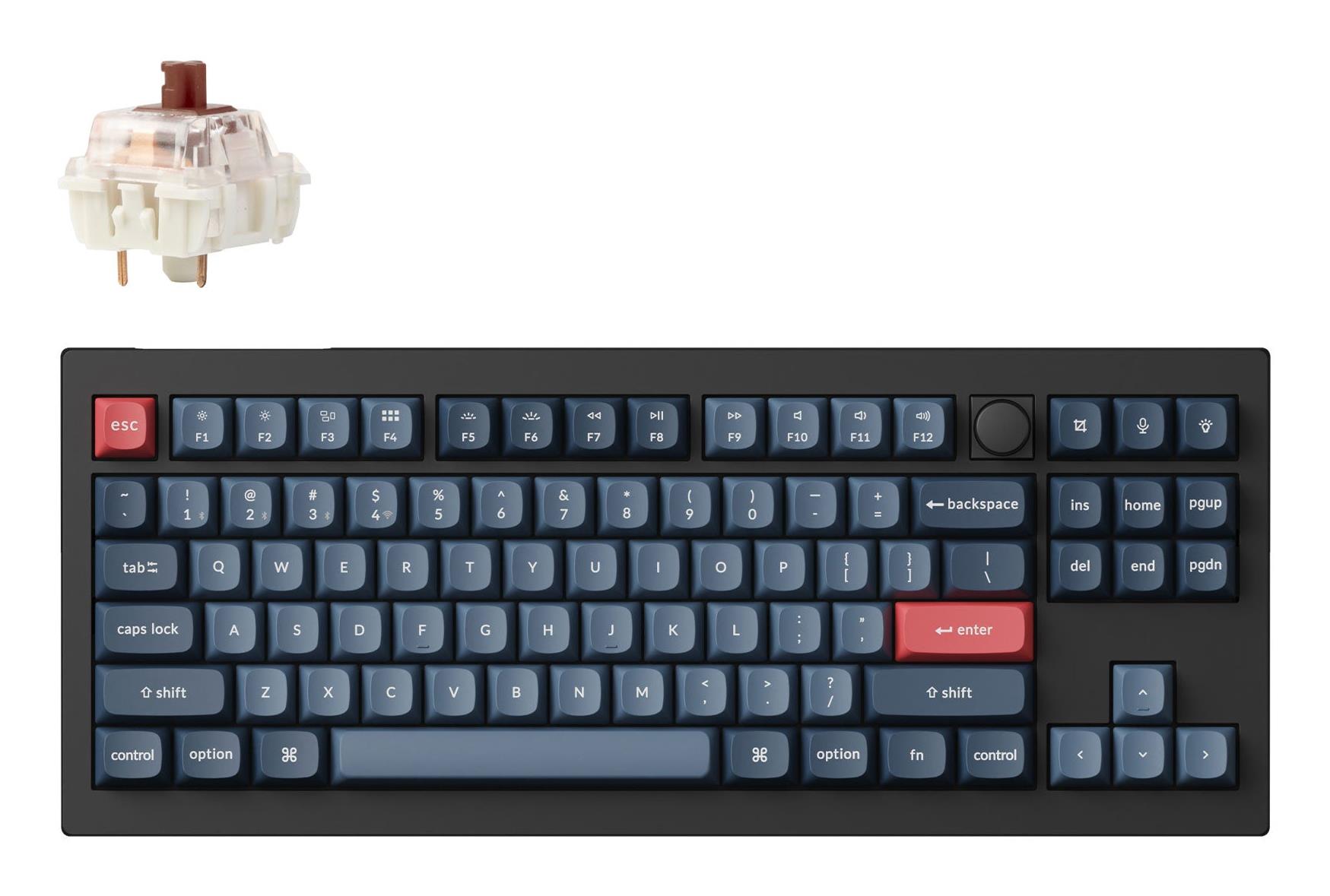 414d9de5-bb96-4a3f-99dd-a33f8e13dde7 Klaviatūra Keychron V3 Max su RGB apšvietimu ir 2.4 GHz bevieliu ryšiu
