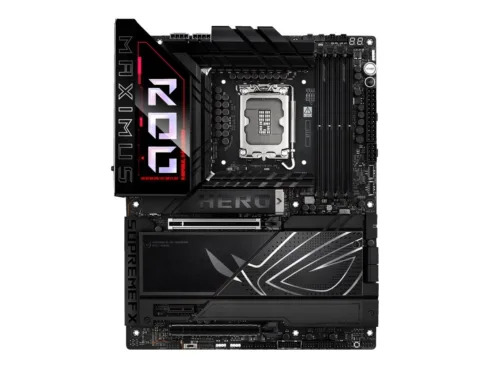 Asus ROG MAXIMUS Z890 HERO   Processor family Intel   Processor socket LGA1851   DDR5   Supported hard disk drive interfaces M.2, SATA   Number of SATA connectors 4