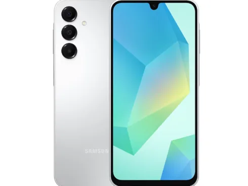 Samsung Galaxy   A16 (A165)   Grey   6.7 "   Super AMOLED   1080 x 2340 pixels   Mediatek   Helio G99   Internal RAM 4 GB   128 GB   microSDXC   Dual SIM   4G   Main camera resolution 50+5+2 MP   Secondary camera resolution 13 MP   Android   14   5000 mAh