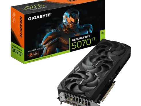 Gigabyte GeForce RTX 5070 Ti WINDFORCE OC SFF 16G   NVIDIA   16 GB   GeForce RTX 5070 Ti   HDMI ports quantity 1   PCI-E 5.0