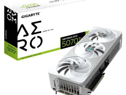 Gigabyte GeForce RTX 5070 Ti AERO OC 16G   NVIDIA   16 GB   GeForce RTX 5070 Ti   HDMI ports quantity 1   PCI-E 5.0