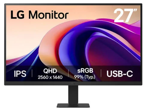 LG   27U631A-B   27 "   IPS   16:9   100 Hz   5 ms   2560 x 1440 pixels   250 cd/m²   HDMI ports quantity 1