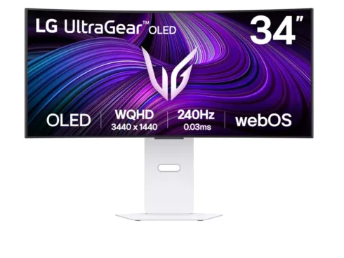 LG   34GX90SA-W   34 "   OLED   21:9   240 Hz   1 ms   3440 x 1440 pixels   250 cd/m²   HDMI ports quantity 2   White