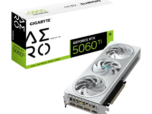 Gigabyte GeForce RTX 5060 Ti AERO OC 16G   NVIDIA   16 GB   GeForce RTX 5060 Ti   GDDR7   HDMI ports quantity 1   PCI-E 5.0