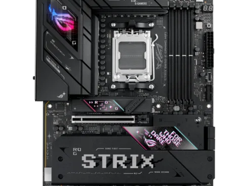 Asus ROG STRIX B850-E GAMING WIFI   Processor family AMD   Processor socket AM5   DDR5   Supported hard disk drive interfaces SATA, M.2   Number of SATA connectors 4