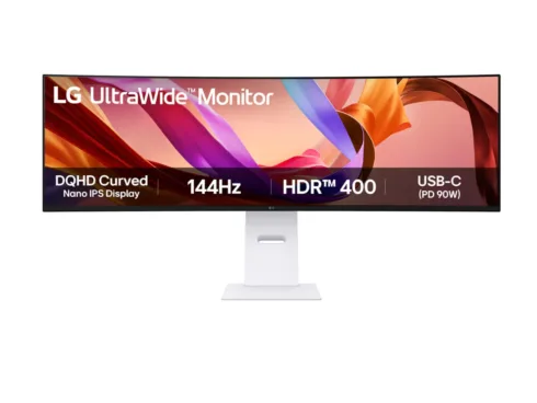LG   49U950A-W   49 "   IPS   QHD   32:9   144 Hz   5 ms   5120 x 1440 pixels   400 cd/m²   HDMI ports quantity 2