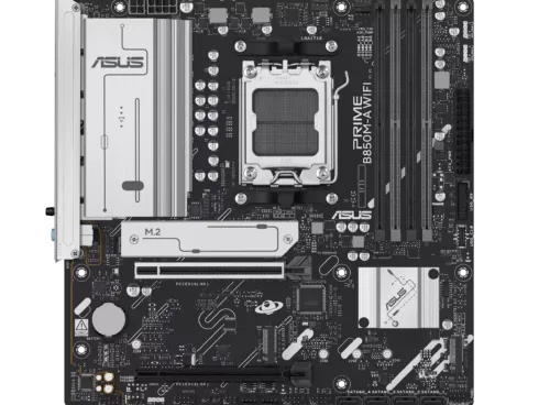 Asus PRIME B850M-A WIFI   Processor family AMD   Processor socket AM5   DDR5   Supported hard disk drive interfaces SATA, M.2   Number of SATA connectors 4