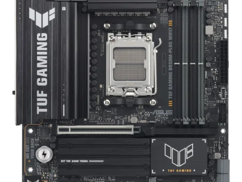 Asus TUF GAMING B850M-PLUS WIFI7   Processor family AMD   Processor socket AM5   DDR5   Supported hard disk drive interfaces SATA, M.2   Number of SATA connectors 4