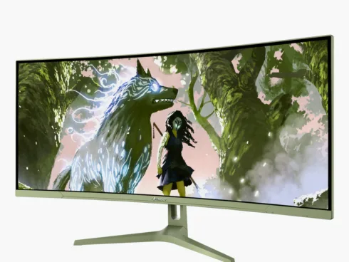 Arozzi   Nova   34 "   VA   UWQHD   21:9   165 Hz   1 ms   3440 x 1440 pixels   350 cd/m²   HDMI ports quantity 2   Forest Green