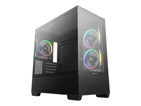 Deepcool CG380 3F MIDI TOWER CASE, Black
