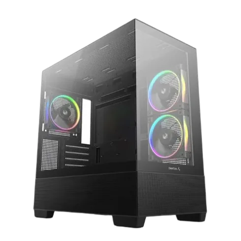 Deepcool CG380 3F MIDI korpusas, Micro ATX formato, juodas