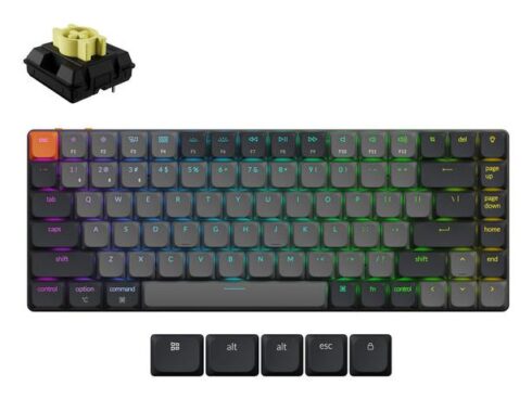 Klaviatūra Keychron K3 RGB su Bluetooth 5.2 ir 75% išdėstymu