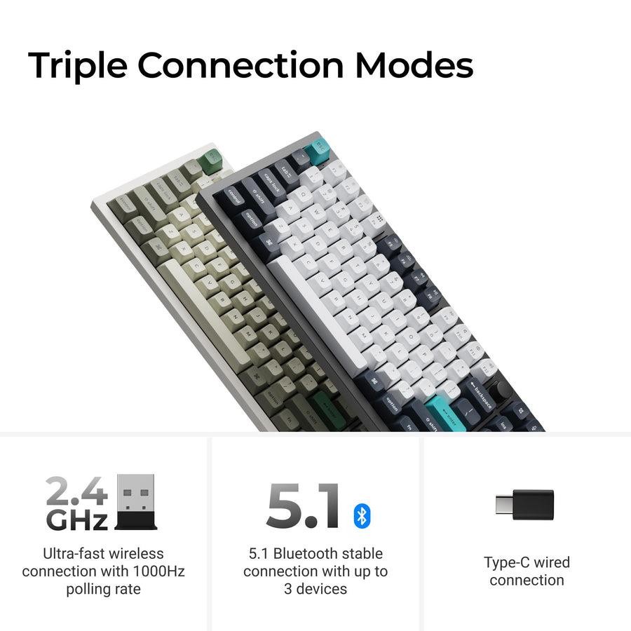 5cba9432-bf77-4367-a453-401361c76912 KEYBOARD WRL Q6 MAX RGB/SHELL WHITE Q6M-P4 KEYCHRON