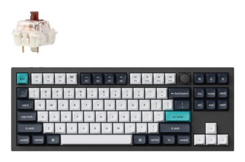 Klaviatūra Keychron Q3 Max RGB su 80% TKL išdėstymu