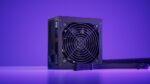 Maitinimo blokas ENDORFY ATX 750 W, šoninis vaizdas su ventiliatoriumi