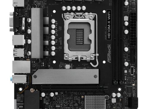 Mainboard ASROCK Intel H810 LGA 1851 (Socket V1) micro ATX RAM DDR5-SDRAM 2xSlots Wi-Fi Yes Bluetooth Yes 1xNumber of M.2 (M) slots H810M-XWIFI