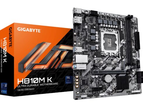 Mainboard GIGABYTE Intel H810 LGA1851 Micro-ATX Memory DDR5 Memory slots 2 H810MK1.0