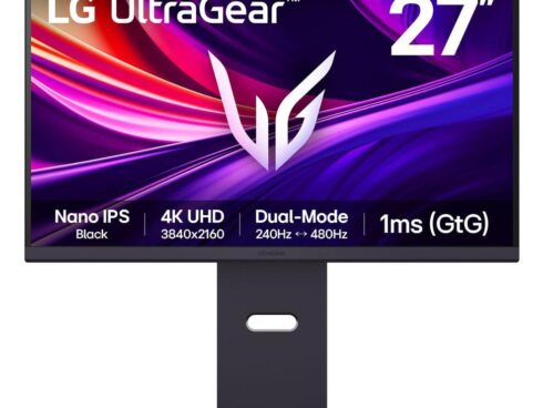 LCD Monitor LG 27G850A-B 27" Gaming/4K Pivot Height adjustable Tilt Panel IPS 3840x2160 16:9 480Hz 1 ms 27G850A-B