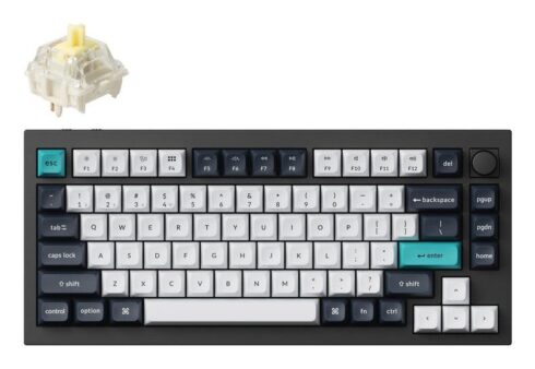 Klaviatūra Keychron Q1 Max RGB su 2.4 GHz belaidžiu ryšiu