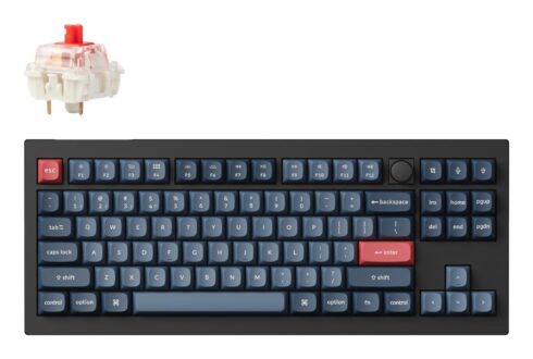 Klaviatūra Keychron V3 Max su RGB apšvietimu ir 2.4 GHz belaidžiu ryšiu
