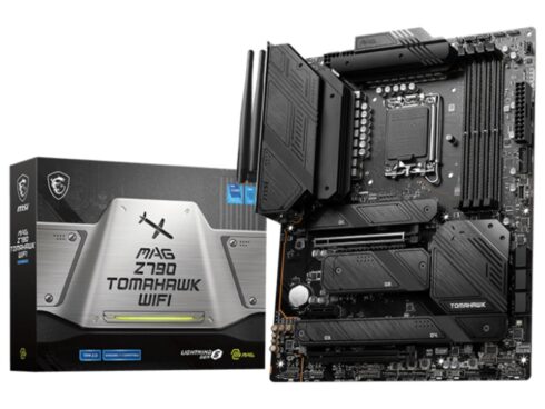 Mainboard MSI Intel Z790 LGA1700 ATX Memory DDR5 Memory slots 4 1xPCI-Express 3.0 1x 2xPCI-Express 5.0 16x 4xM.2 1xHDMI 1xDisplayPort 8xUSB 3.2 2xUSB-C 1xOptical S/PDIF 1xRJ45 5xAudio port MAGZ790TOMAHAWKWIFI