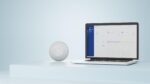 Access Point TELTONIKA TAP100 su RJ45 jungtimi, matomas iš šono