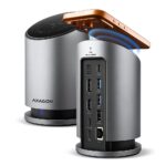 I/O HUB USB-C 9in1 su 10Gbps greičiu ir 15W belaidžiu įkrovimu
