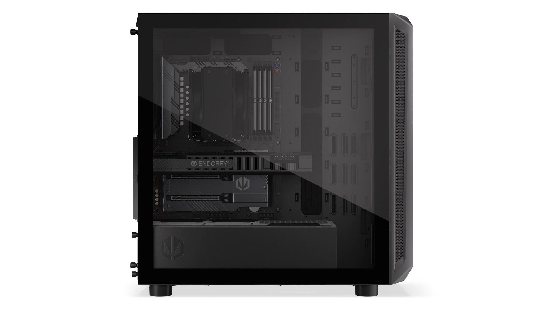 00d4ab7e-dd3a-432b-a3dd-fe941c25c002-1 Case ENDORFY Arx 700 Air MidiTower Case product features Transparent panel ATX MicroATX MiniITX Colour Black EY2A012