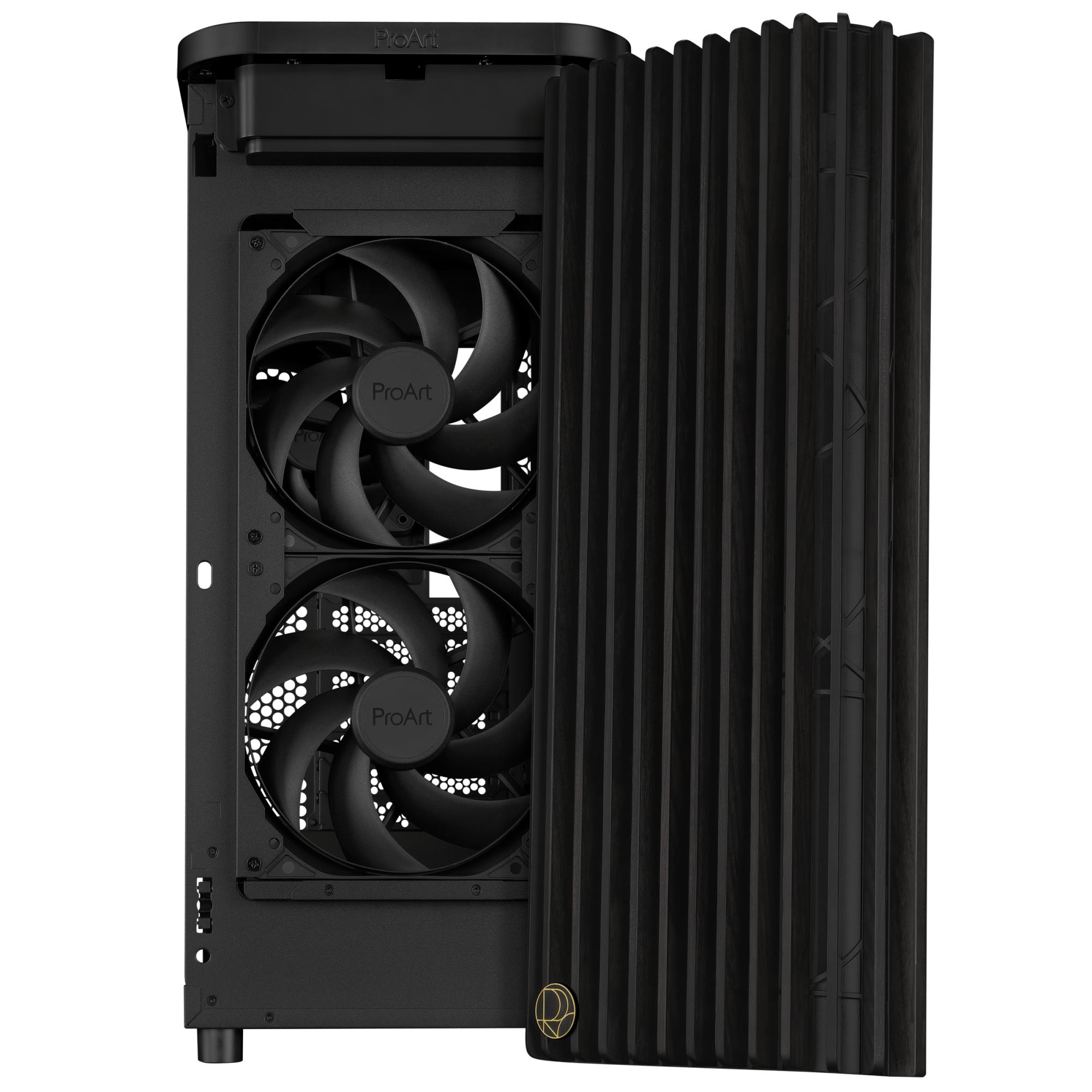 0203143f-4889-43c3-9284-3763c378eb2a-1 Case ASUS ProArt PA401 Wood Edition - Tempered Glass Panel MidiTower Case product features Transparent panel Not included ATX Colour Black PROARTPA401WOODTGPWM