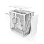 Case NZXT H7 Flow RGB MidiTower ATX EATX MicroATX MiniITX Colour White CM-H72FW-R1