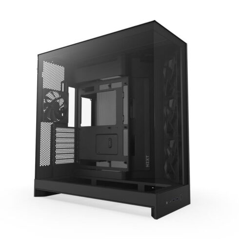 Korpusas NZXT H9 Flow juodas, skirtas ATX ir EATX plokštėms