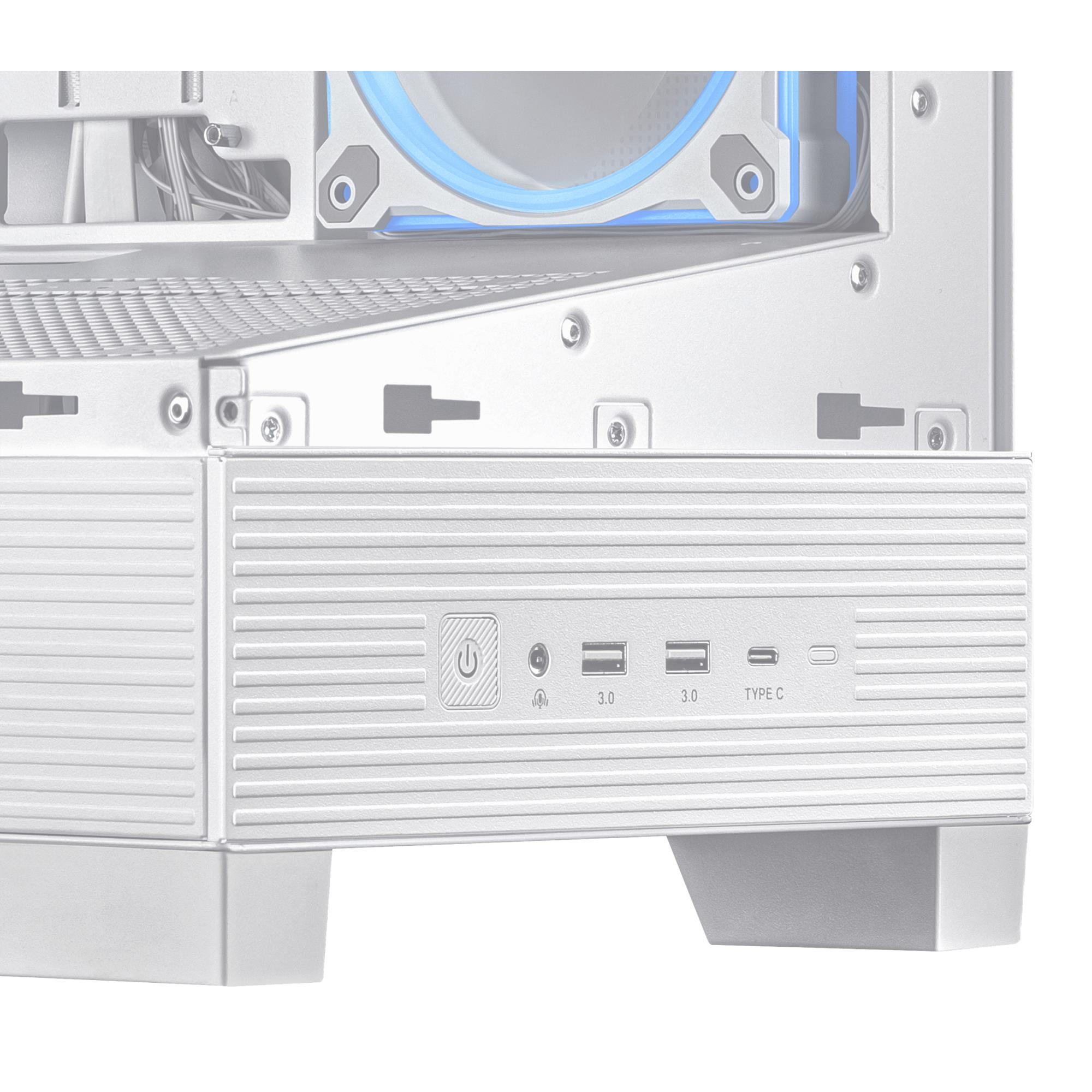 08d13d14-dec8-47a9-8427-b6a4003973b9-2 Case ASUS ASUS A31 PLUS Case MidiTower Case product features Transparent panel ATX BTX MicroATX MiniITX Colour White A31PLUSTGARGBWHITE