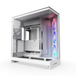 NZXT H9 Flow balta midi bokštas su dideliu aušinimo palaikymu
