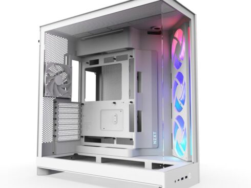 Case NZXT ATX/micro ATX/Mini-ITX/EATX White Midi Tower PC CM-H92FW-R1