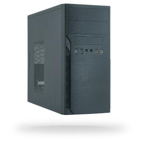 CHIEFTEC HO-12B MidiTower korpusas, juodas, palaiko MicroATX