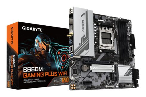 GIGABYTE B650M GAMING PLUS su DDR5 atmintimi ir 4 atminties lizdais