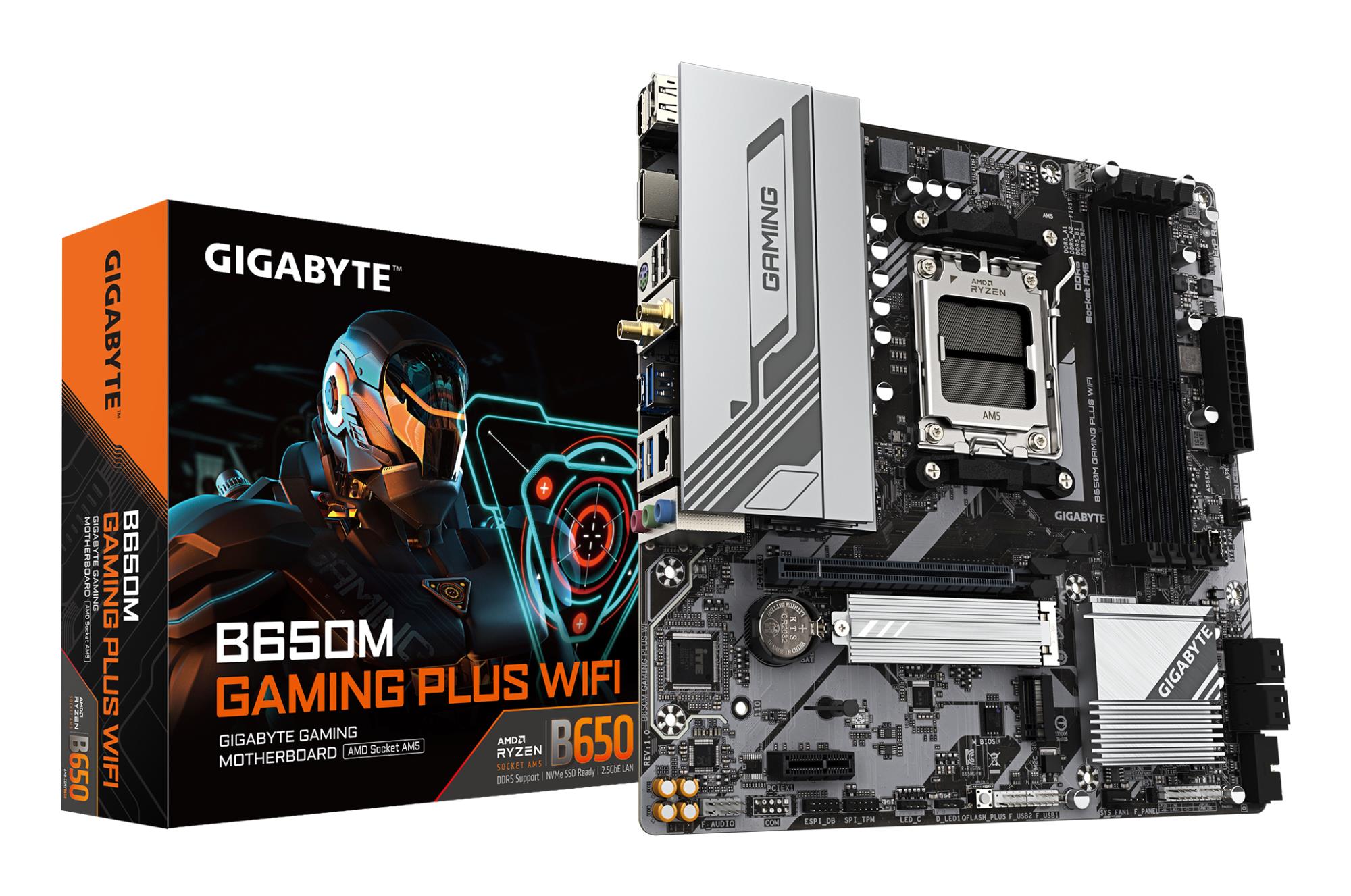 0f9b2bda-c022-42fd-965d-6426ff381a36 GIGABYTE B650M GAMING PLUS su DDR5 atmintimi ir 4 atminties lizdais