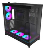 Case MONTECH HS02 PRO MidiTower Case product features Removeable HDD basket/Transparent panel Not included ATX MicroATX MiniITX Colour Black HS02PRO(B)