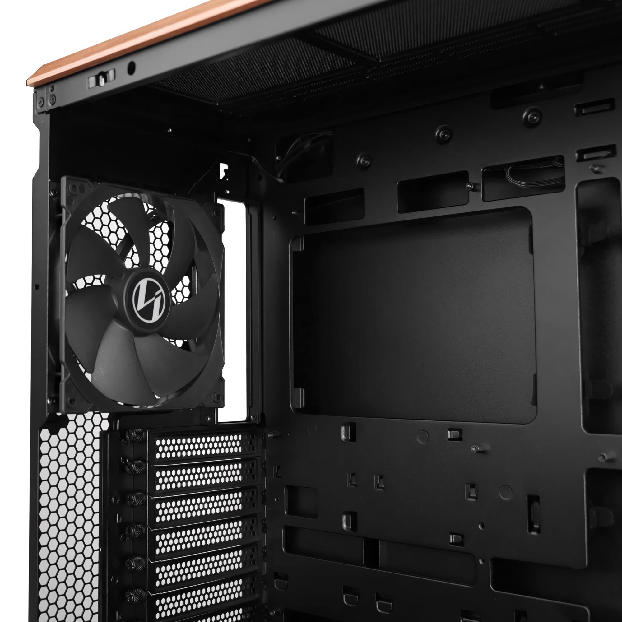 166b14fb-7a25-455f-a9e5-cdd56d011809 Case LIAN LI ATX/micro ATX/EATX/SSI EEB Black Midi Tower LAN217X G99.LAN217X.00
